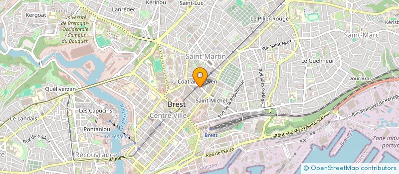 localisation de l'entreprise SYNDIC DE COPROPRIETE à BREST