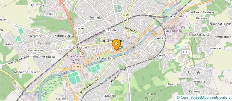 localisation de l'entreprise SYNDIC DE COPROPRIETE à LANDERNEAU