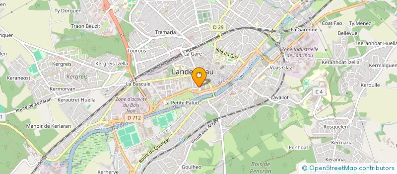 localisation de l'entreprise SYNDIC DE COPROPRIETE à LANDERNEAU