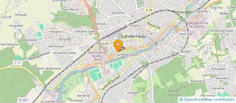 localisation de l'entreprise SYNDIC DE COPROPRIETE à LANDERNEAU