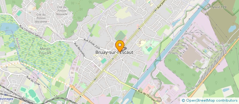 localisation de l'entreprise SYNDIC DE COPROPRIETE  BRUAY-SUR-L'ESCAUT