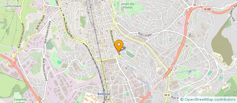 localisation de l'entreprise SYNDIC DE COPROPRIETE  SAINT-ETIENNE