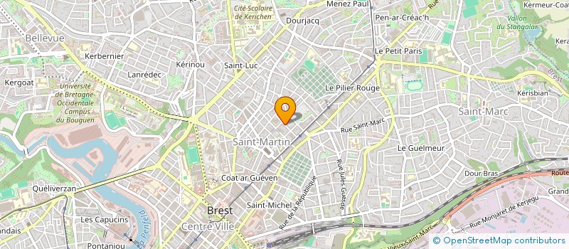 localisation de l'entreprise SYNDIC DE COPROPRIETE à BREST