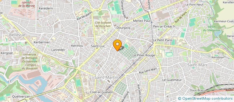 localisation de l'entreprise SYNDIC DE COPROPRIETE à BREST