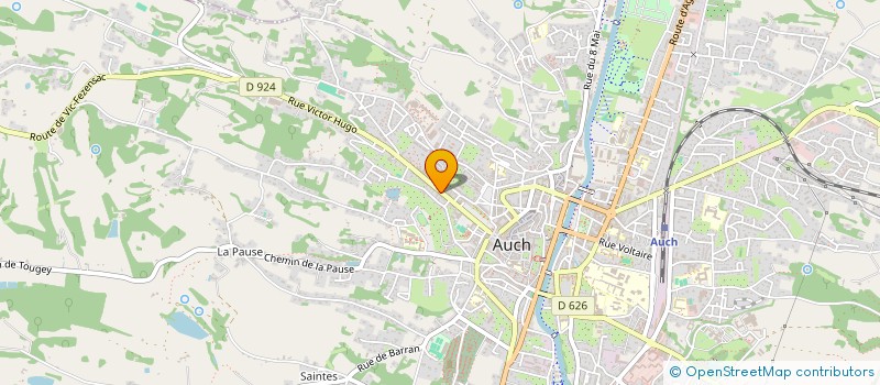 localisation de l'entreprise SYNDIC DE COPROPRIETE  AUCH