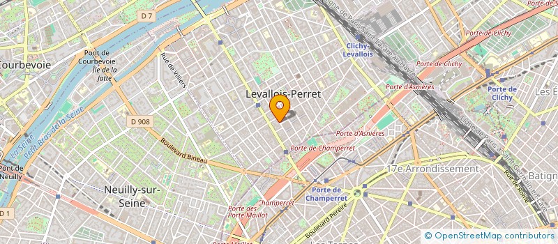 localisation de l'entreprise SYNDIC DE COPROPRIETE à LEVALLOIS PERRET