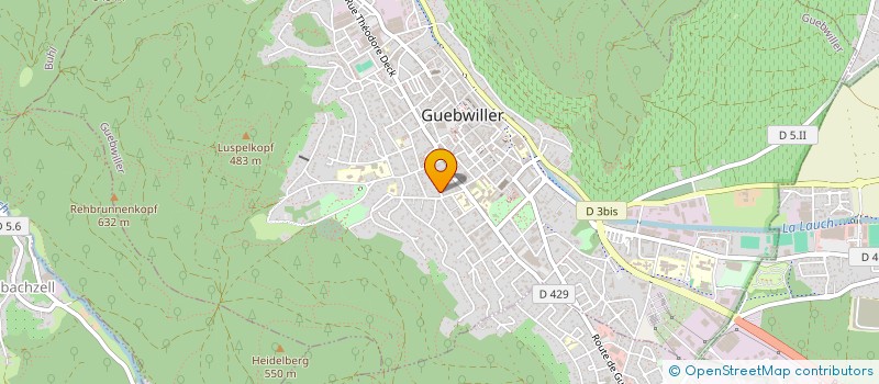 localisation de l'entreprise SYNDIC DE COPROPRIETE  GUEBWILLER