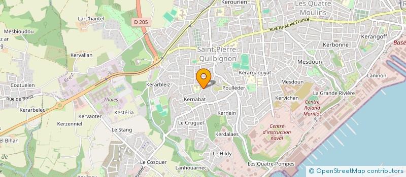 localisation de l'entreprise SYNDIC DE COPROPRIETE à BREST