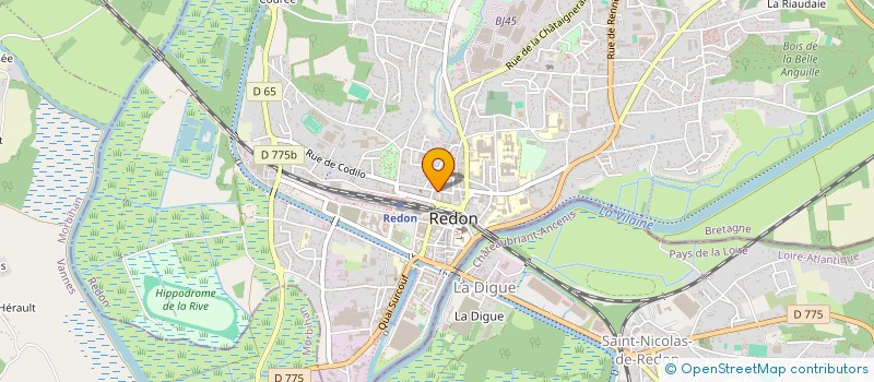 localisation de l'entreprise SYNDIC DE COPROPRIETE  REDON