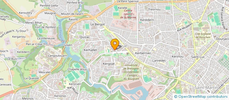 localisation de l'entreprise SYNDIC DE COPROPRIETE 6 AV DE TARENTE à BREST