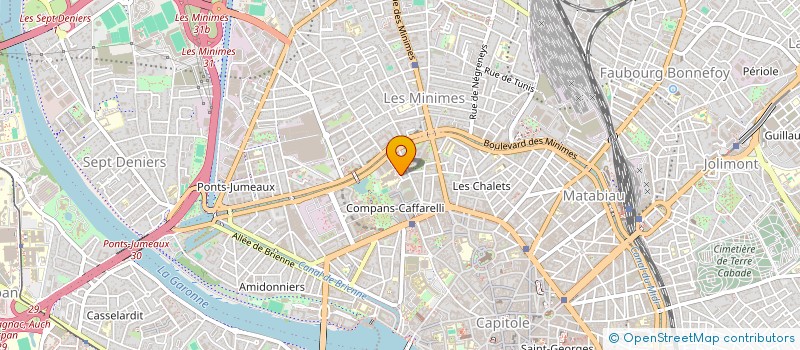 localisation de l'entreprise SYNDIC DE COPROPRIETE 6 RUE LUCIEN LAFFORGUE  TOULOUSE