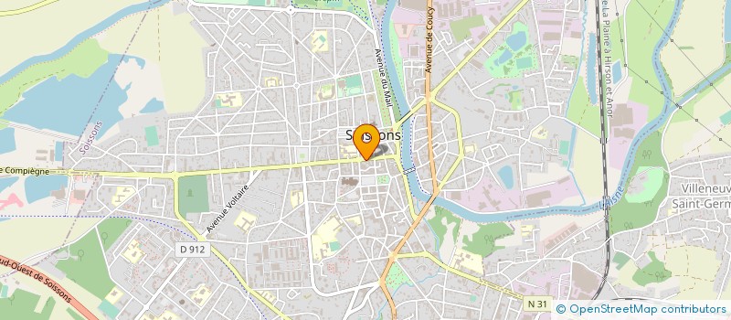 localisation de l'entreprise SYNDIC DE COPROPRIETE 9 BIS RUE DU COLLEGE à SOISSONS