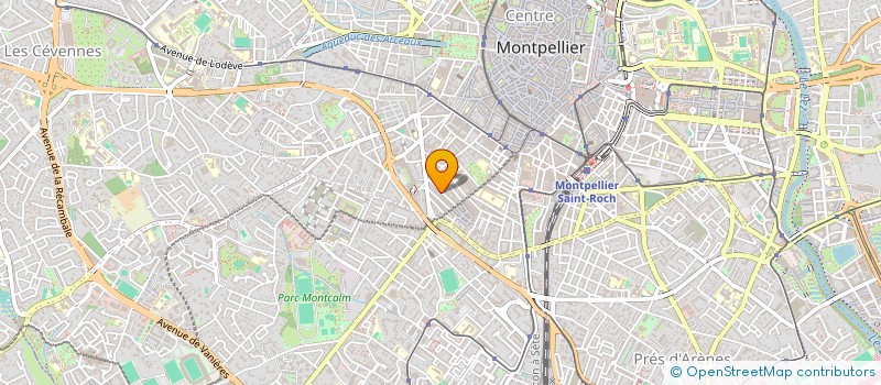 localisation de l'entreprise SYNDIC DE COPROPRIETE 9 RUE BOURRELY à MONTPELLIER