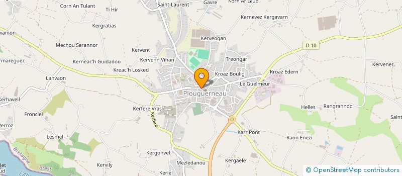 localisation de l'entreprise SYNDIC DE COPROPRIETE BENEVOLE LES SABLES BLANCS BAT C  PLOUGUERNEAU