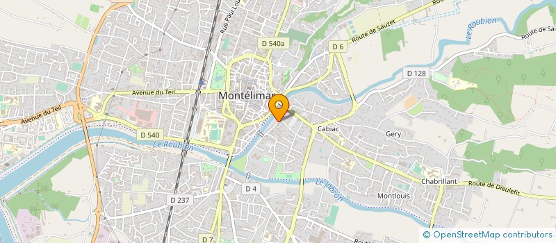 localisation de l'entreprise SYNDIC DE COPROPRIETE CEVENNES  MONTELIMAR