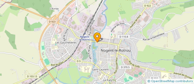localisation de l'entreprise SYNDIC DE COPROPRIETE DU 12 RUE SAINT HILAIRE à NOGENT-LE-ROTROU