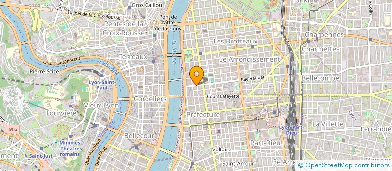 localisation de l'entreprise SYNDIC. DE COPROPRIETE DU 15 R.VAUBAN  LYON