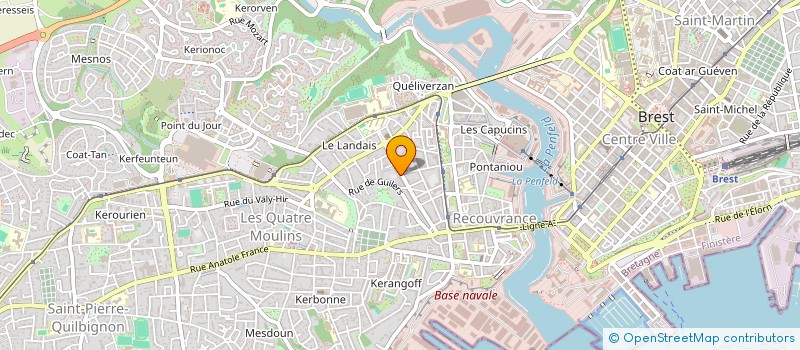 localisation de l'entreprise SYNDIC DE COPROPRIETE DU 44 BD MOUCHOTTE à BREST