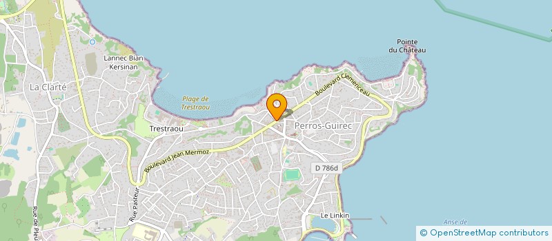 localisation de l'entreprise SYNDIC DE COPROPRIETE IMMEUBLE LES PINS à PERROS-GUIREC