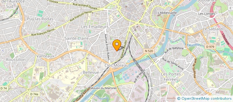 localisation de l'entreprise SYNDIC DE COPROPRIETE LABICHE à LIMOGES