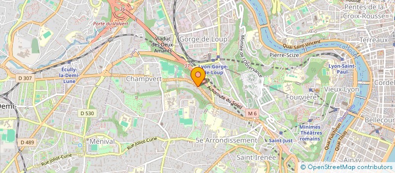 localisation de l'entreprise SYNDIC DE COPROPRIETE LE GAI VALLON  LYON