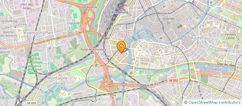 localisation de l'entreprise SYNDIC DE COPROPRIETE LE JARDIN à STRASBOURG
