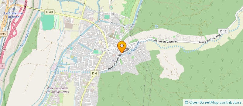 localisation de l'entreprise SYNDIC DE COPROPRIETE LE MIRABEL  ORAISON