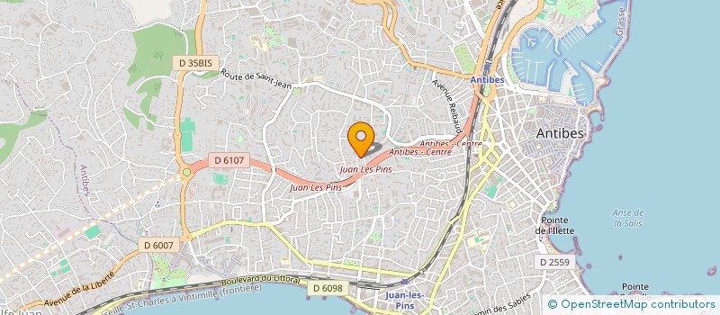 localisation de l'entreprise SYNDIC DE COPROPRIETE LE MONTFLEURY à ANTIBES