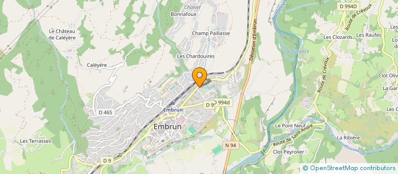 localisation de l'entreprise SYNDIC DE COPROPRIETE LES HESPERIDES  EMBRUN