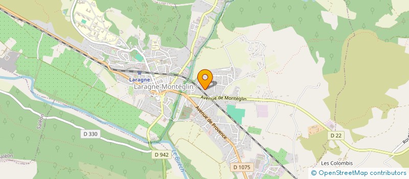 localisation de l'entreprise SYNDIC DE COPROPRIETE LES JARDINS DE MONTEGLIN  LARAGNE-MONTEGLIN