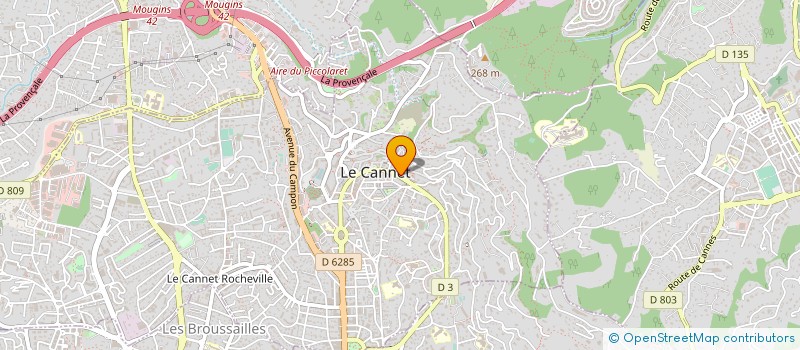 localisation de l'entreprise SYNDIC DE COPROPRIETE LES LOGGIAS à LE CANNET