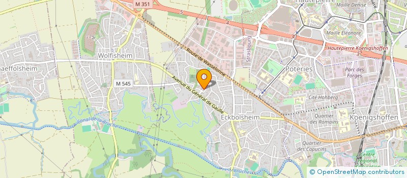 localisation de l'entreprise SYNDIC DE COPROPRIETE LES VILLAS ROMANEES à ECKBOLSHEIM