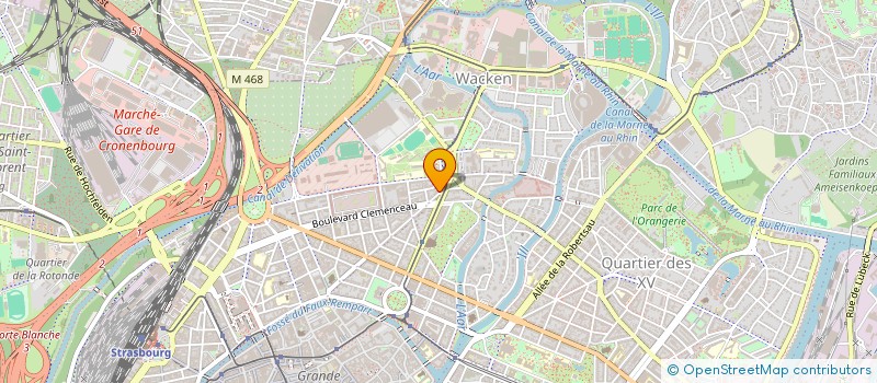 localisation de l'entreprise SYNDIC DE COPROPRIETE OBERLIN à STRASBOURG