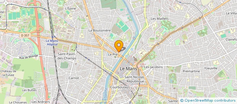 localisation de l'entreprise SYNDIC DE COPROPRIETE R DU PRE  LE MANS