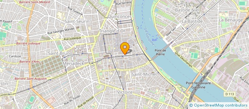 localisation de l'entreprise SYNDIC DE COPROPRIETE RES 23 RUE DU LOUP à BORDEAUX