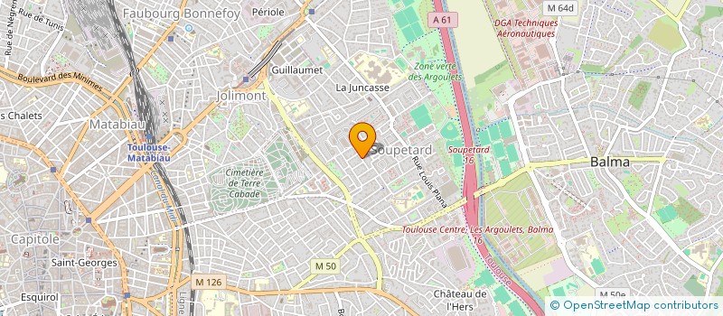 localisation de l'entreprise SYNDIC DE COPROPRIETE RES LE CARINA à TOULOUSE