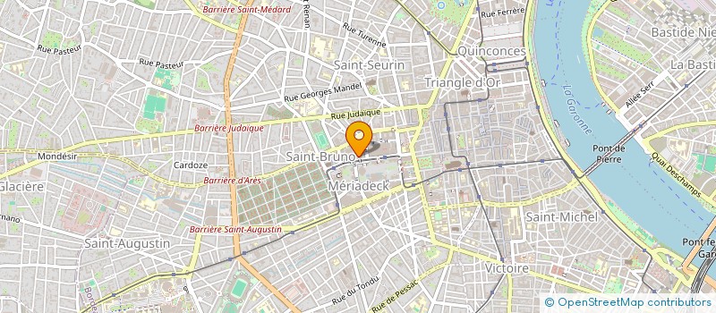 localisation de l'entreprise SYNDIC DE COPROPRIETE RES LE GUYENNE  BORDEAUX