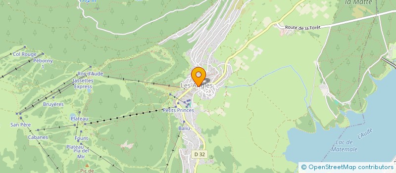 localisation de l'entreprise SYNDIC DE COPROPRIETE RES LES CYPRES  LES ANGLES