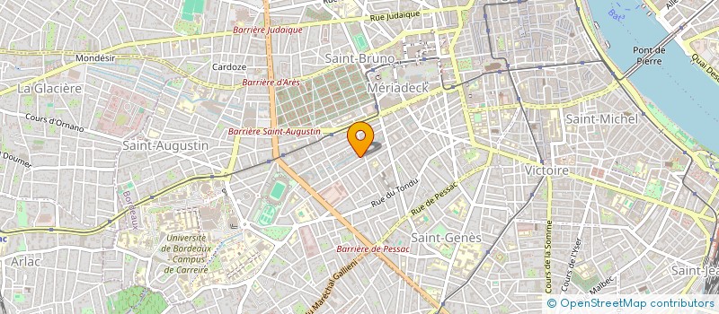 localisation de l'entreprise SYNDIC DE COPROPRIETE RES MANON CORMIER  BORDEAUX