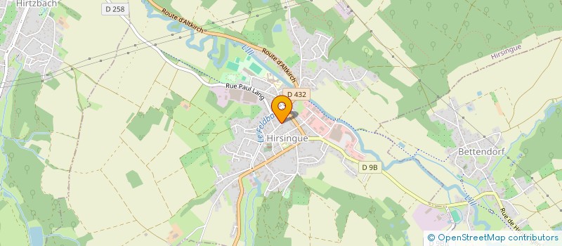 localisation de l'entreprise SYNDIC DE COPROPRIETE RESIDENCE DE L'ILL  HIRSINGUE