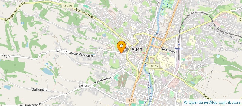 localisation de l'entreprise SYNDIC DE COPROPRIETE RESIDENCE GAYE  AUCH