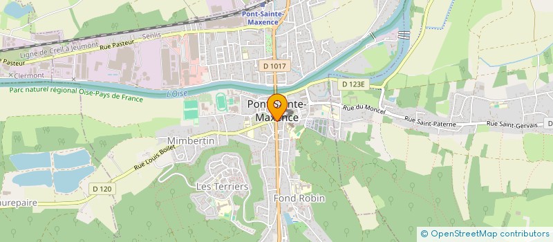 localisation de l'entreprise SYNDIC DE COPROPRIETE RESIDENCE GEORGES DECROZE  PONT-SAINTE-MAXENCE