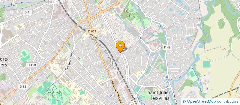 localisation de l'entreprise SYNDIC DE COPROPRIETE RESIDENCE J GUESDE  TROYES