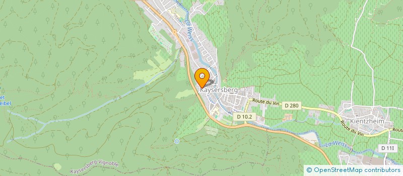 localisation de l'entreprise SYNDIC DE COPROPRIETE RESIDENCE SCHWEITZER  KAYSERSBERG VIGNOBLE