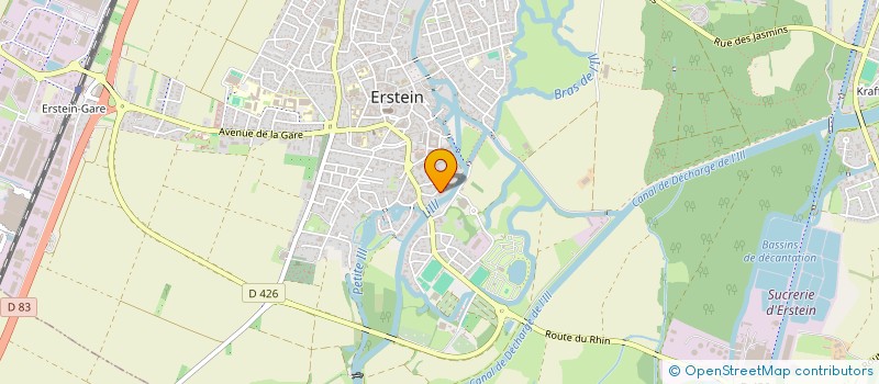 localisation de l'entreprise SYNDIC DE COPROPRIETE RIVIERA  ERSTEIN