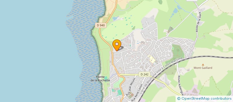 localisation de l'entreprise SYNDIC DE COPROPRIETES LES DUNES DU GOLF A ET B  WIMEREUX