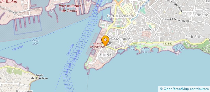 localisation de l'entreprise SYNDIC DE COPROPRIETES LOCATION GERANCE à TOULON