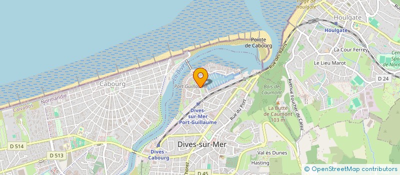 localisation de l'entreprise SYNDIC DE COPROPRIETES RESIDENCE DU QUAI  DIVES-SUR-MER