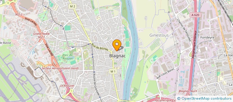 localisation de l'entreprise SYNDIC DE L'IMMEUBLE RESIDENCE DES ARTS à BLAGNAC