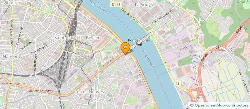 localisation de l'entreprise SYNDIC DE LA LAVERIE ET DU NETTO DE LA G à BEGLES